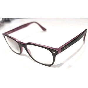 Ray Ban RB5375 2126 Brown Purple Square Eyeglasses Frame 51-18 145